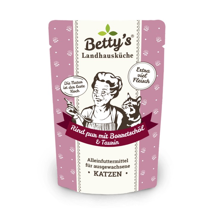 Bettys Landhausküche Cat Rind pur 100 g