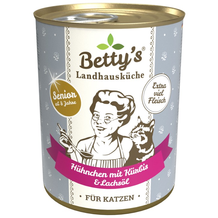 Bettys Landhausküche Cat Senior Hühnchen & Kürbis 200 g oder 400g