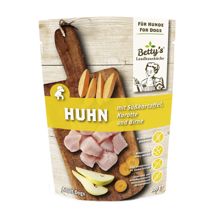 Bettys Landhausküche Huhn & Süßkartoffel 125 g oder 300 g