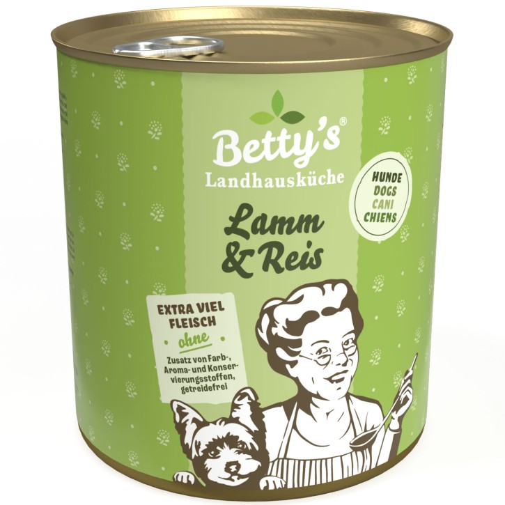 Bettys Landhausküche Lamm & Reis 200 g, 400 g oder 800 g