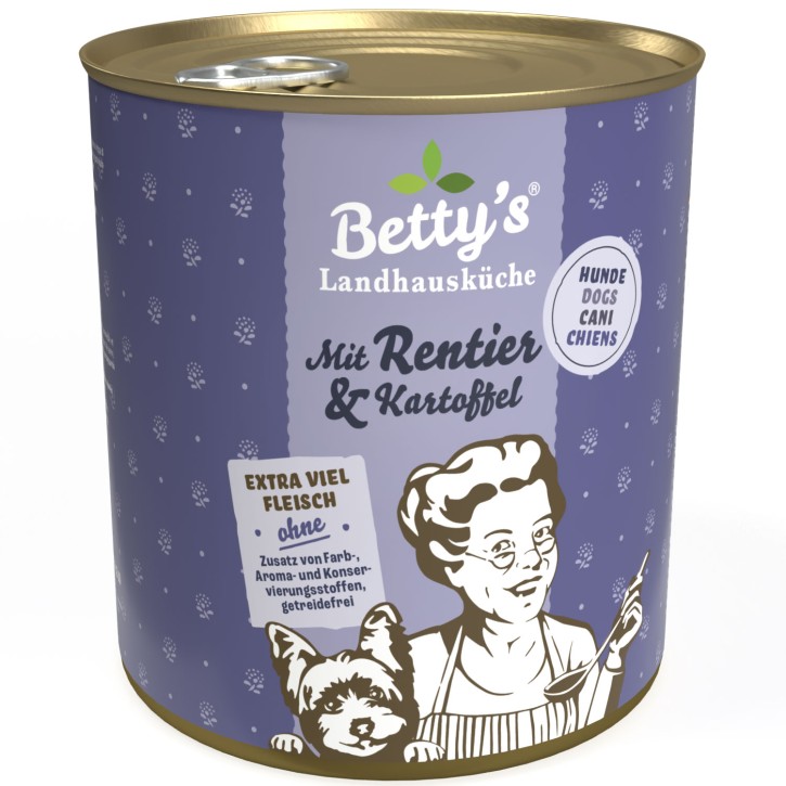 Bettys Landhausküche Rentier & Kartoffel 200 g, 400 g oder 800 g