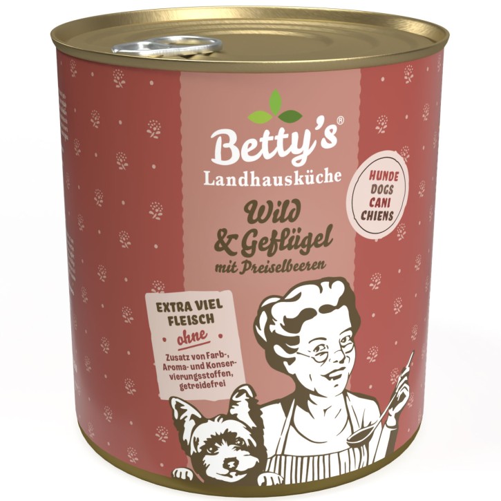 Bettys Landhausküche Wild & Geflügel 200 g, 400 g oder 800 g