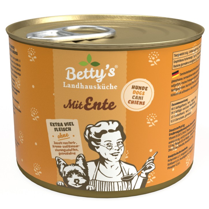 Bettys Landhausküche mit Ente 12 x 200 g