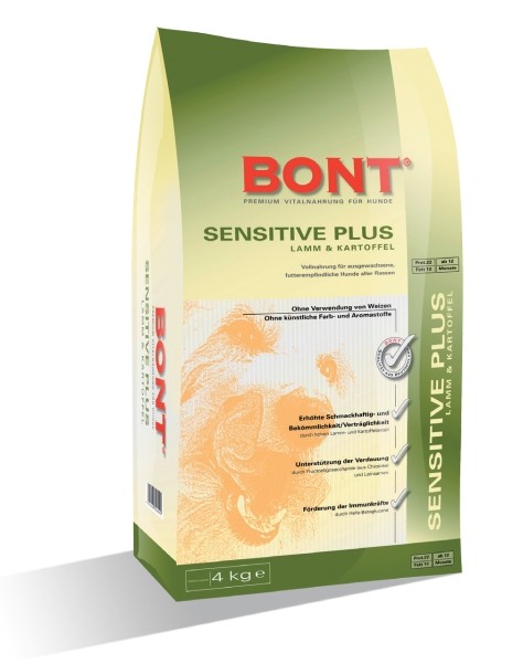 BONT Sensitive Plus mit Lamm und Kartoffel 4 kg oder 15 kg