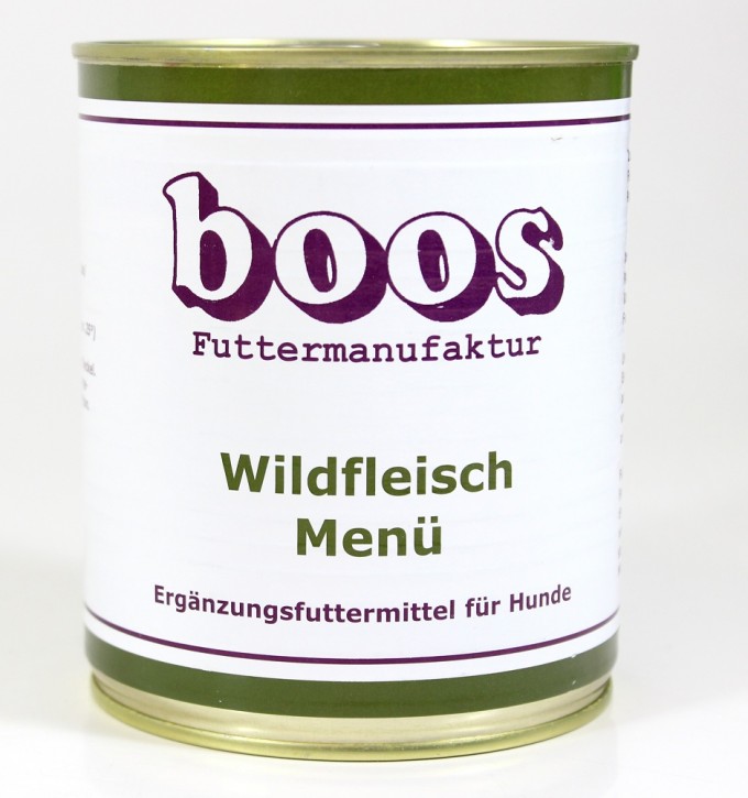 Boos Wildfleisch Menü 6 x 800 g