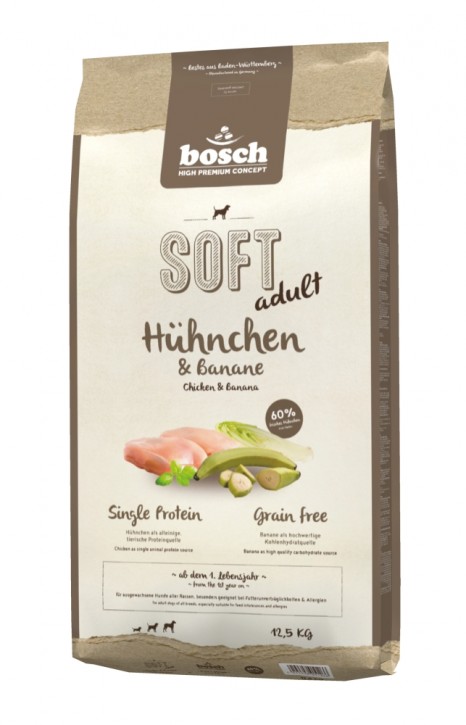 Bosch Soft Adult Hühnchen & Banane 2,5 kg oder 12,5 kg (SPARTIPP: unsere Staffelpreise)