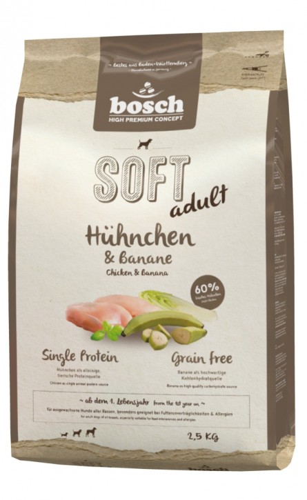 Bosch Soft Adult Hühnchen & Banane 2,5 kg