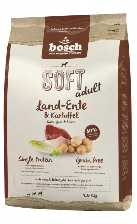 Bosch Soft Adult Land-Ente & Kartoffel 1 kg