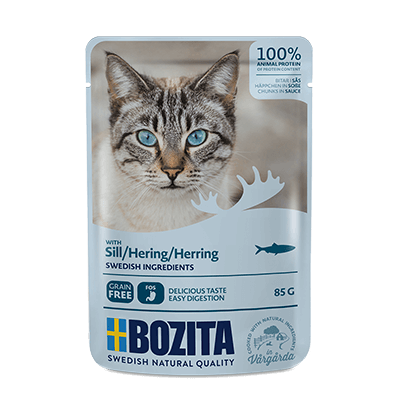 Bozita Cat Häppchen in Sauce mit Hering 12 x 85 g