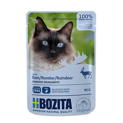 Bozita Cat Häppchen in Sauce mit Rentier 12 x 85 g