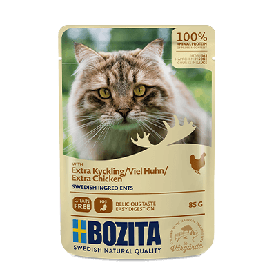 Bozita Cat Häppchen in Sauce mit viel Hühnchen 12 x 85 g