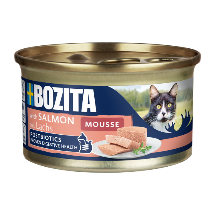 Bozita Cat Mousse mit Lachs 12 x 85 g