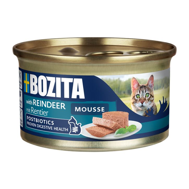 Bozita Cat Mousse mit Rentier 12 x 85 g