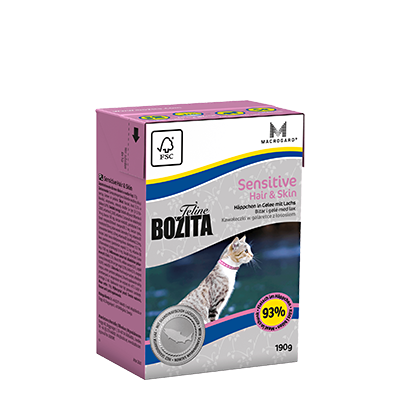 Bozita Cat Sensitive Hair & Skin 16 x 190 g