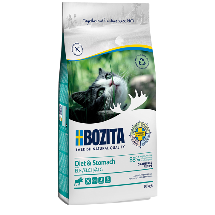 Bozita Diet & Stomach Grain Free mit Elch 2 kg oder 10 kg (SPARTIPP: unsere Staffelpreise)
