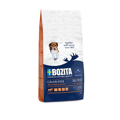 Bozita Dog Mother & Puppy Grain Free 2 kg oder 12 kg (SPARTIPP: unsere Staffelpreise)
