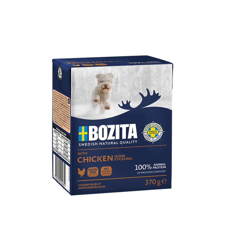Bozita Dog Häppchen in Gelee mit Hühnchen 6 x 370 g