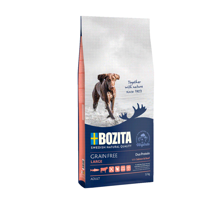 Bozita Dog Lachs & Rind Grain Free Large 2 kg oder 12 kg (SPARTIPP: unsere Staffelpreise)