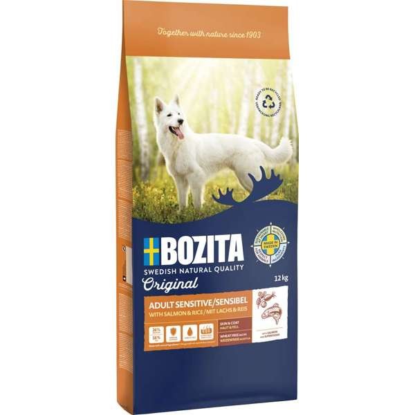 Bozita Dog Original Adult Sensitive Skin & Coat 2 x 12 kg (Staffelpreis)