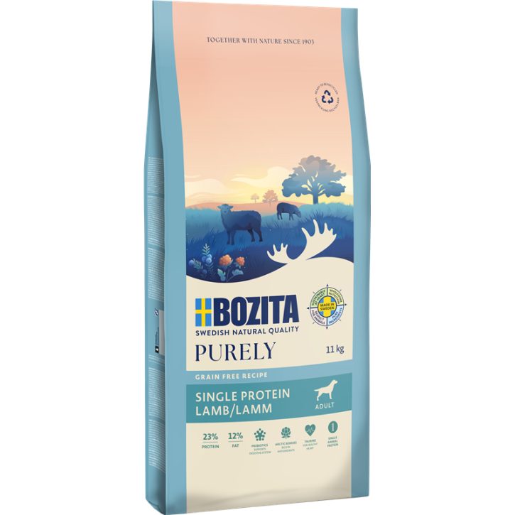 Bozita Dog Purely Adult mit Lamm 2 x 11 kg (Staffelpreis)