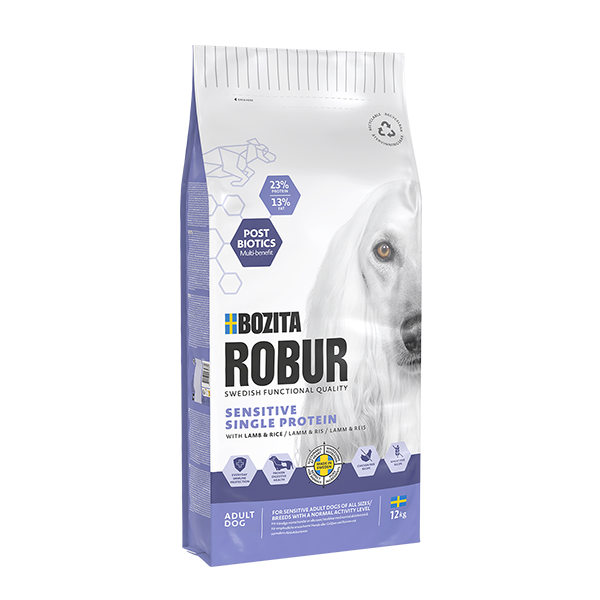 Bozita Dog Robur Sensitive Single Protein mit Lamm 12 kg (SPARTIPP: unsere Staffelpreise)