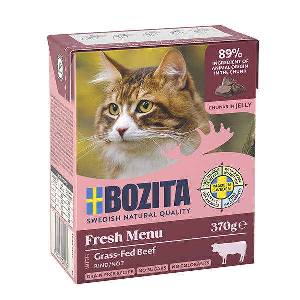 Bozita Häppchen in Gelee mit Rind 6 x 370 g