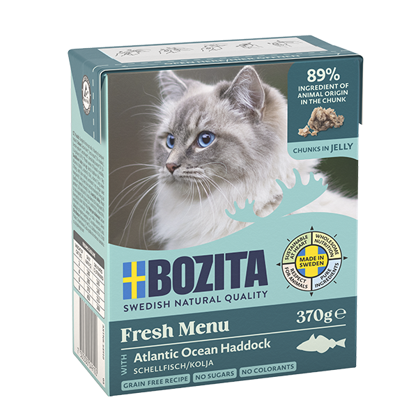 Bozita Häppchen in Gelee mit Schellfisch 6 x 370 g