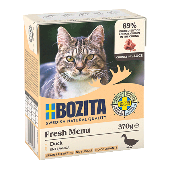 Bozita Häppchen in Sauce mit Ente 6 x 370 g