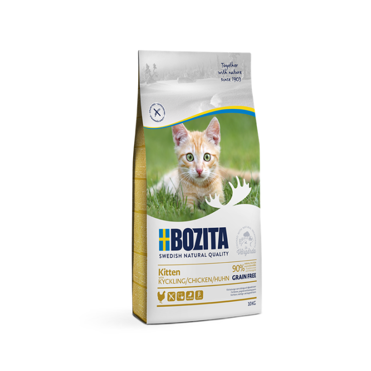 Bozita Kitten Grain Free mit Huhn 2 kg oder 10 kg (SPARTIPP: unsere Staffelpreise)
