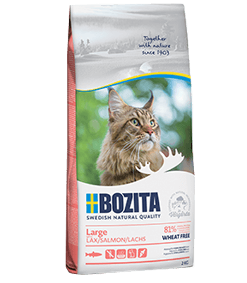 Bozita Large Wheat Free mit Lachs 2 kg oder 10 kg (SPARTIPP: unsere Staffelpreise)