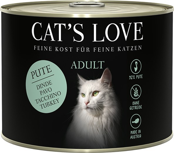 CATSLOVE Adult Pute Pur 12 x 200 g