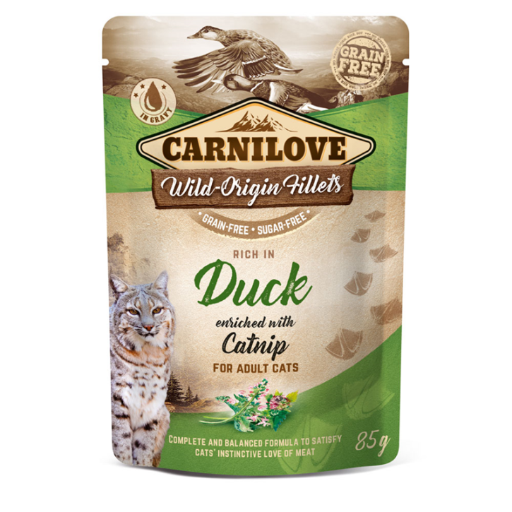 Carnilove Cat Adult Ente mit Katzenminze 24 x 85 g