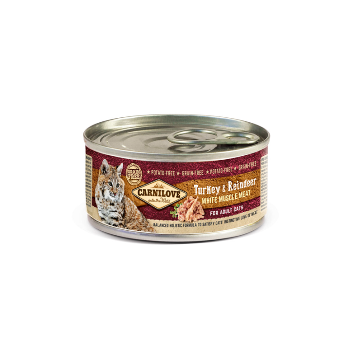 Carnilove Cat Adult Truthahn und Rentier 12 x 100 g