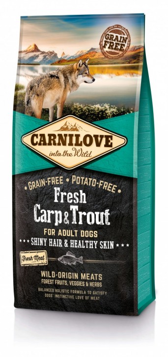 Carnilove Dog Adult Karpfen & Forelle 12 kg (SPARTIPP: unsere Staffelpreise)