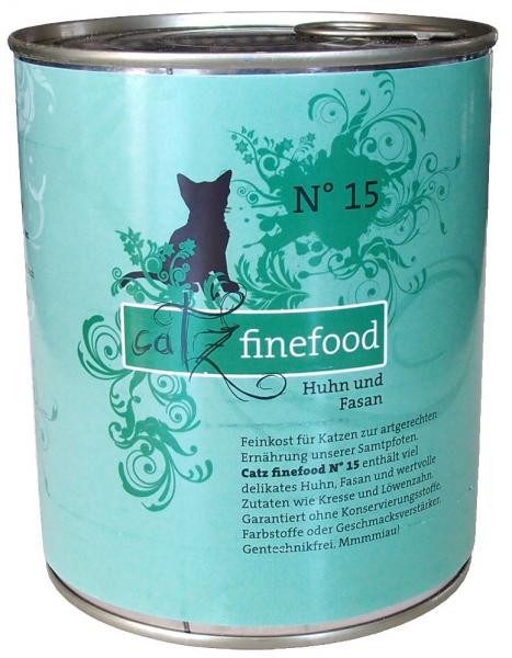Catz finefood No. 15 Huhn & Fasan 6 x 800 g