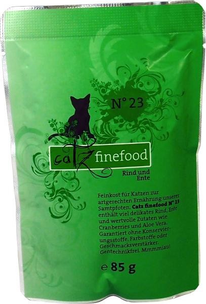 Catz finefood No. 23 Rind & Ente 16 x 85 g