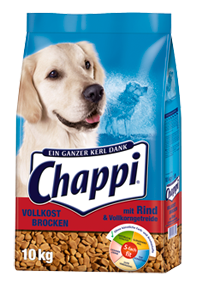 Chappi Vollkost Brocken mit Rind und Vollkorngetreide 2 x 10 kg (Staffelpreis)