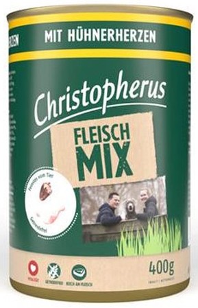 Christopherus Fleischmix mit Hühnerherzen 400 g