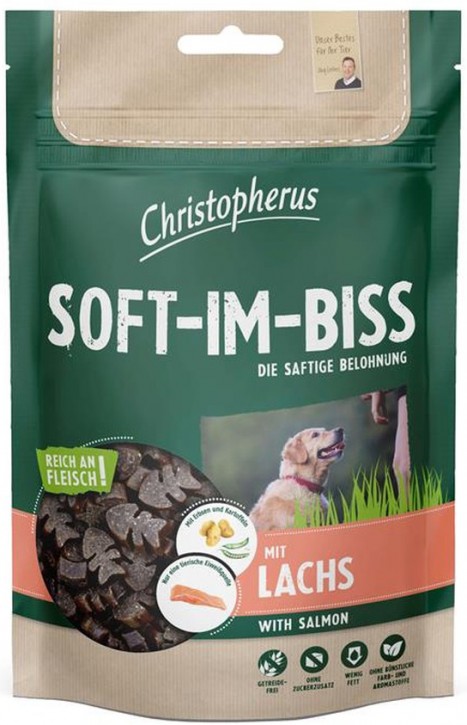 Christopherus Soft Im Biss mit Lachs 12 x 125 g