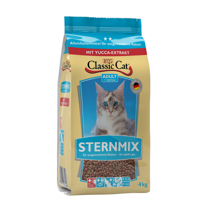 Classic Cat Sternmix mit Yucca-Extrakt 1 kg oder 4 kg (SPARTIPP: unsere Staffelpreise)