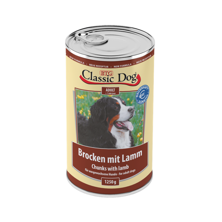 Classic Dog Adult Brocken mit Lamm 12 x 1.250 g