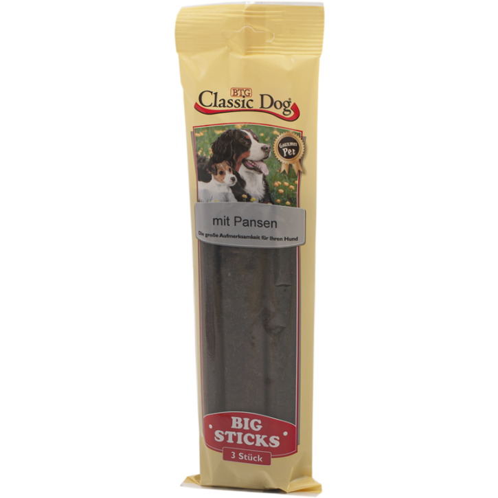 Classic Dog Snack Big Sticks Pansen 16 x 300 g