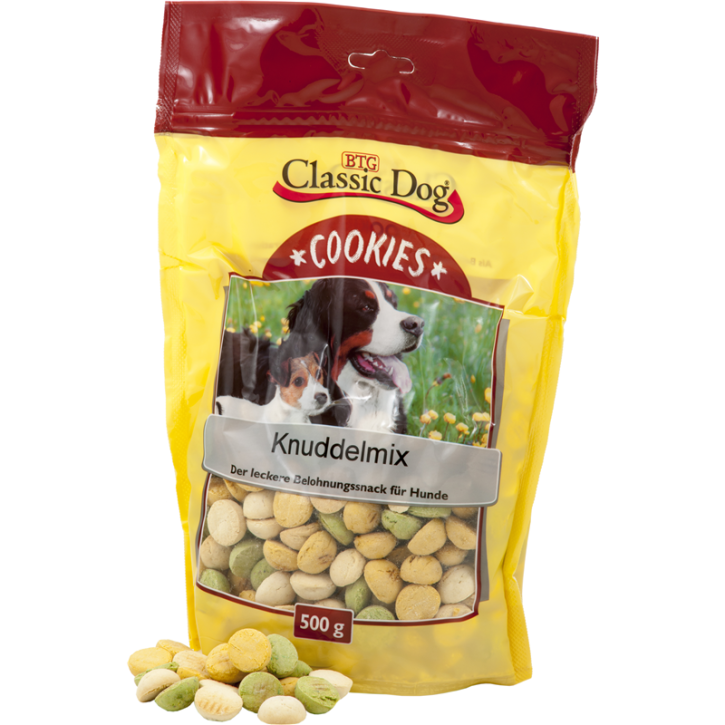 Classic Dog Snack Cookies Knuddelmix 12 x 500 g