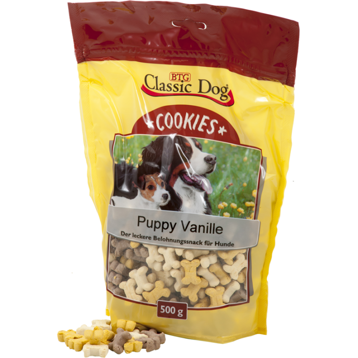 Classic Dog Snack Cookies Puppy Vanille 12 x 500 g