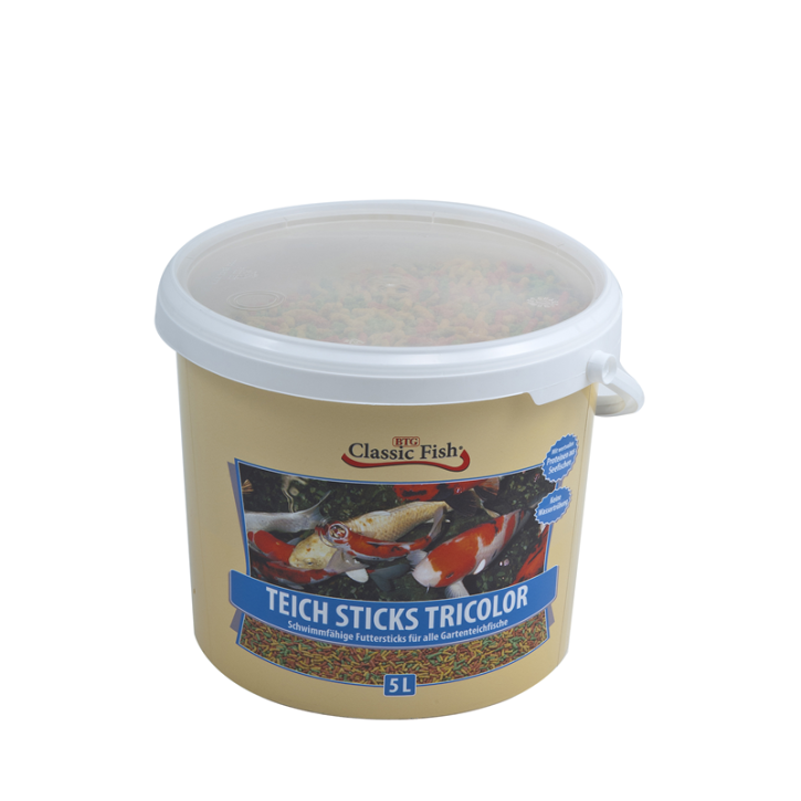 Classic Fish Teich Sticks TriColor 5 Liter (Eimer)