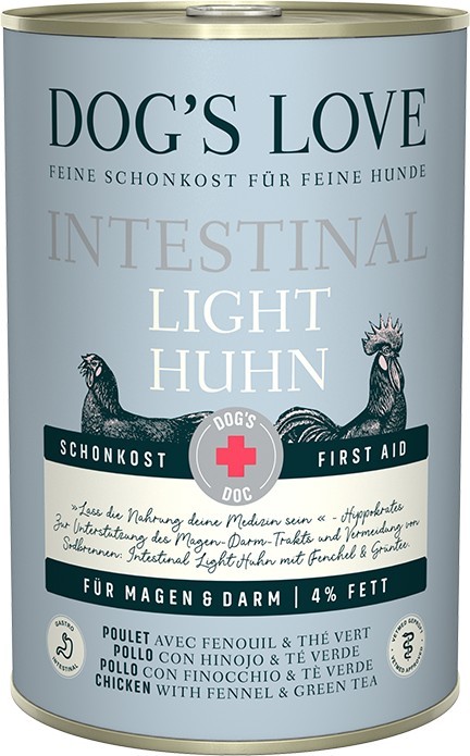 DOGS LOVE Intestinal Light Huhn 400 g