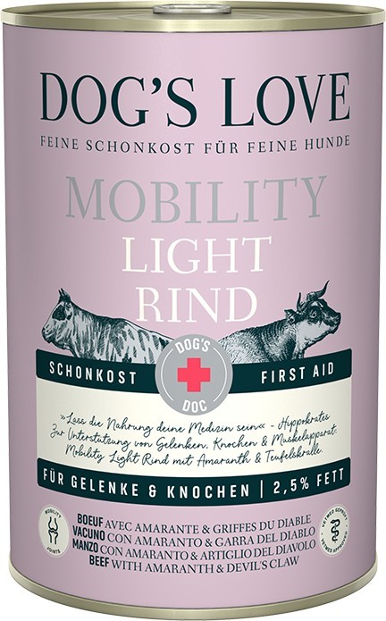 DOGS LOVE Mobility Light Rind 400 g