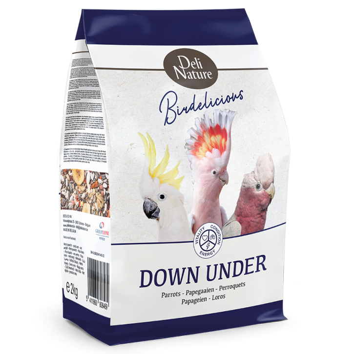 Deli Nature BIRDELICIOUS Papageien Down Under 4 x 2 kg