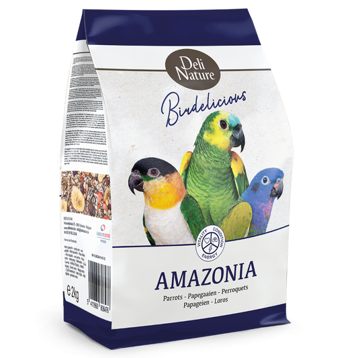 Deli Nature Birdelicious Papageien Amazonia 4 x 2 kg