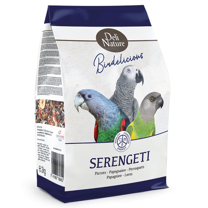 Deli Nature Birdelicious Papageien Serengeti 4 x 2 kg